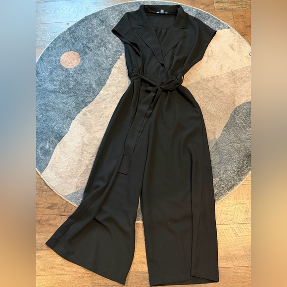 She + Sky Pants - She + Sky Classic Black Jumpsuit